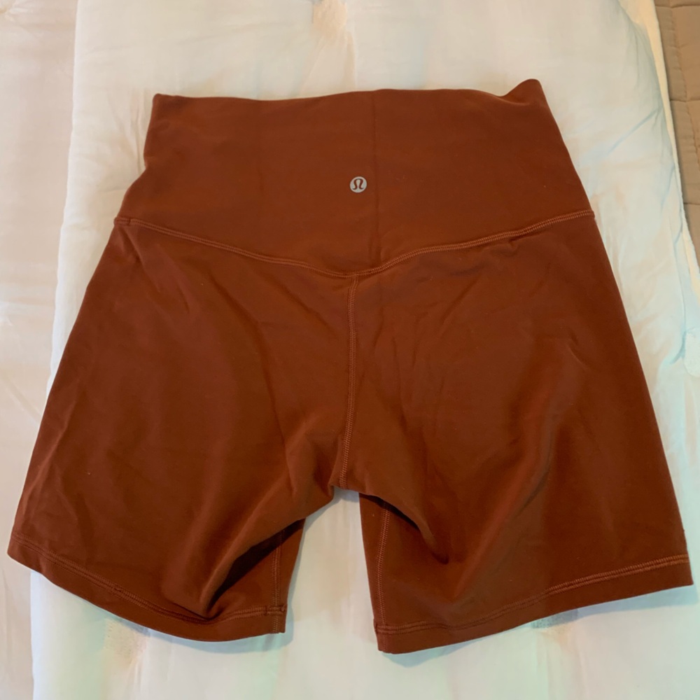 Lululemon Women's Align 6” Shorts Size 8 in a Rust Color
